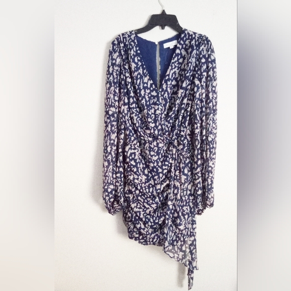 SALE Willow Piper NWT Long Sleeve Leapord Minidress - Picture 5 of 7